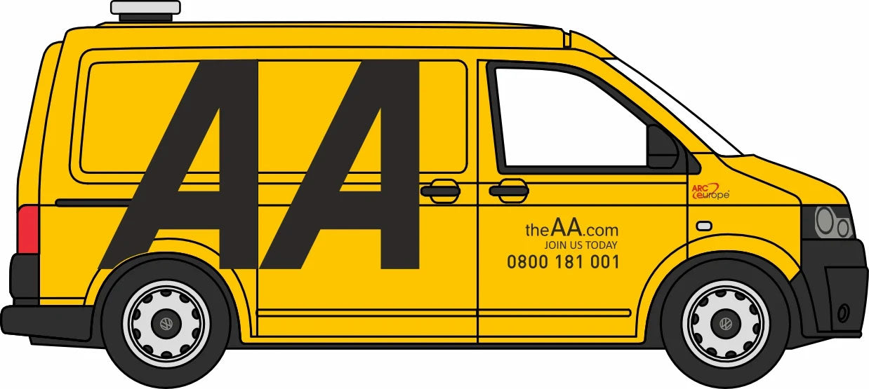76T5V005 - Oxford Diecast - AA VW T5 Van