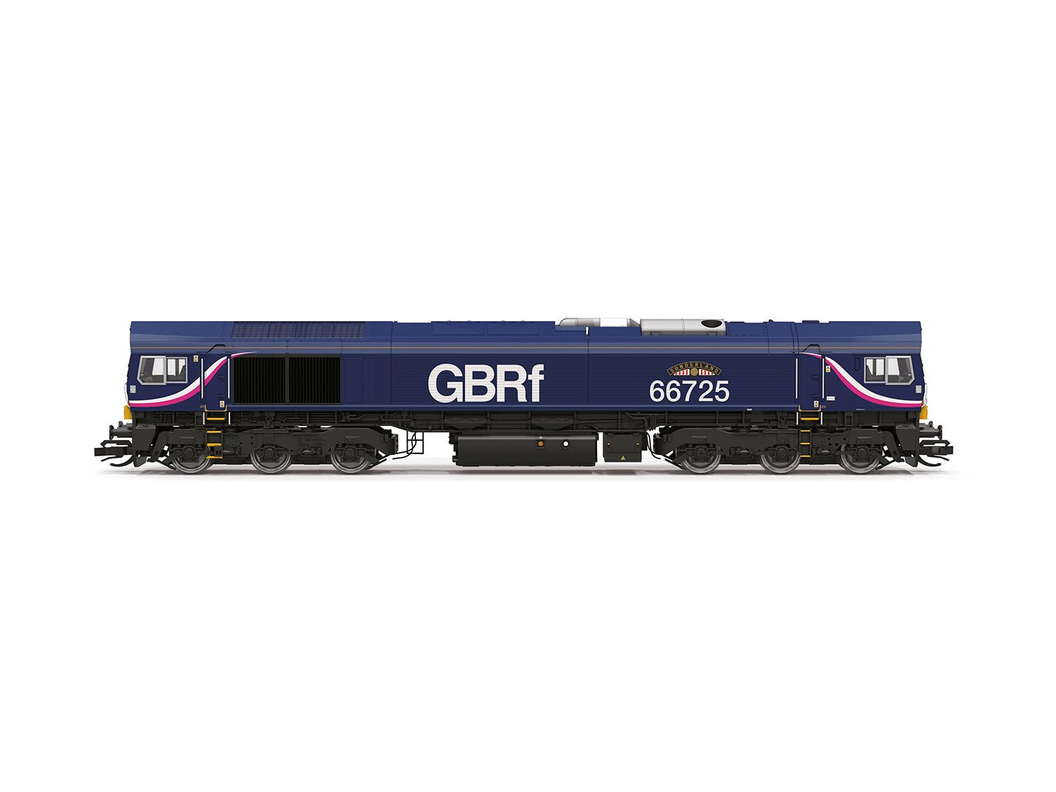 TT3032M - Hornby - TT:120 - GBRf - Class 66 - 66725 'Sunderland'