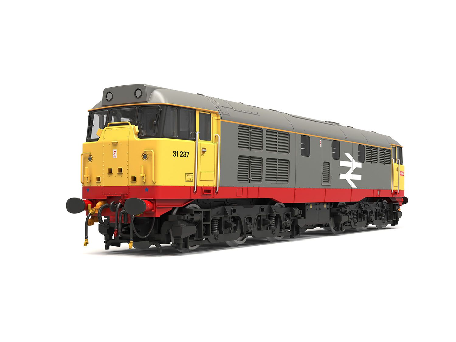 TT3073M - Hornby - TT:120 - BR Railfreight Class 31 31237
