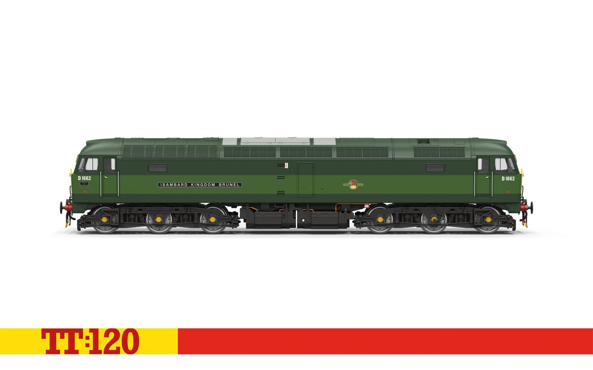 TT3096 - Hornby -TT:120 - BR Two-Tone Green - Class 47 - D1662 'Isambard Kingdom Brunel