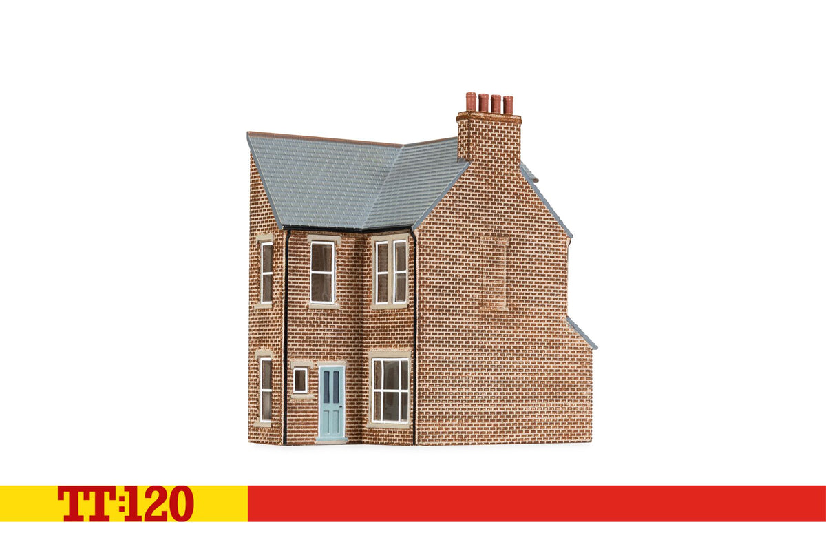 TT9044 - Hornby - TT:120 - Terrace House Middle Right  - Red Brick