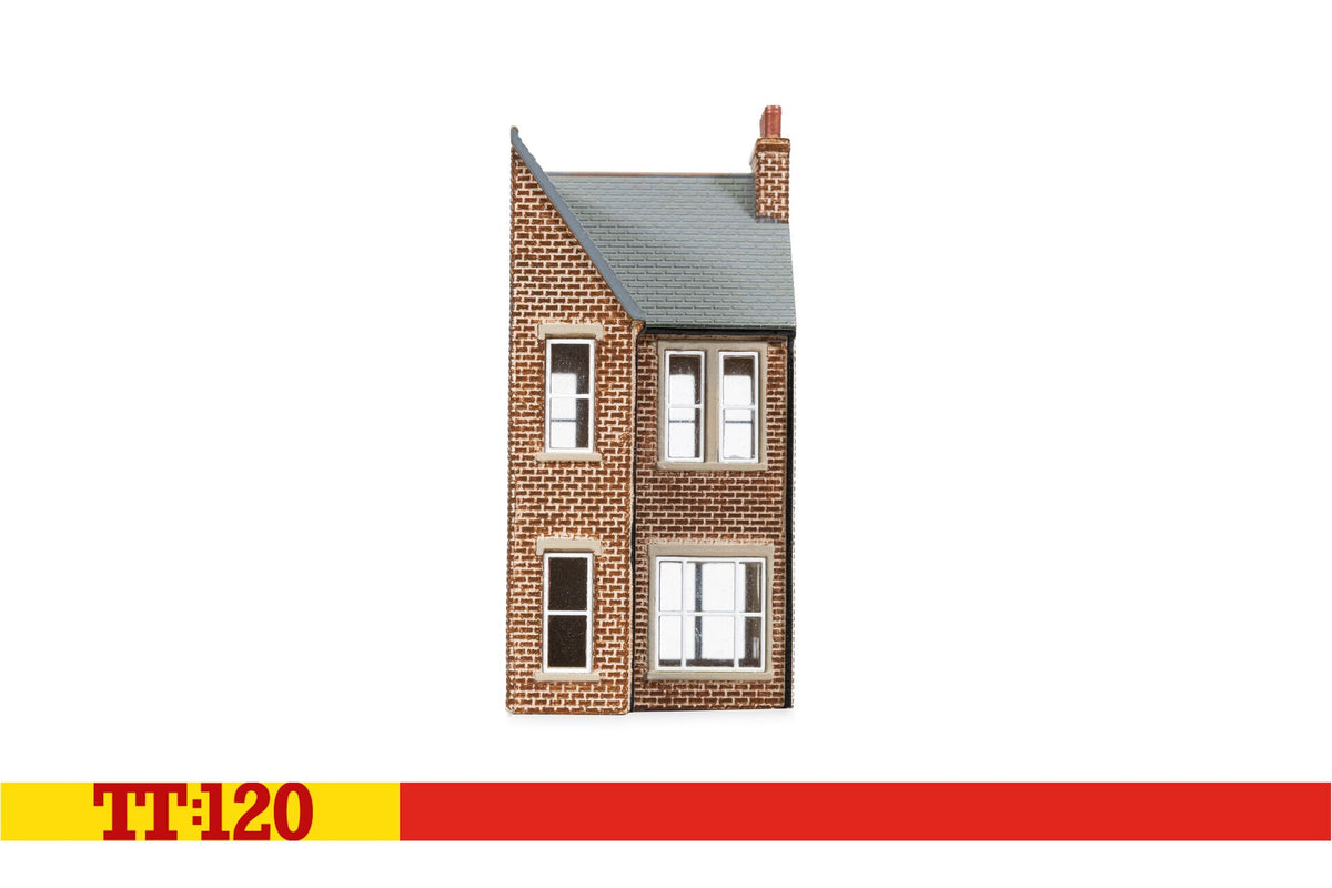 TT9044 - Hornby - TT:120 - Terrace House Middle Right  - Red Brick