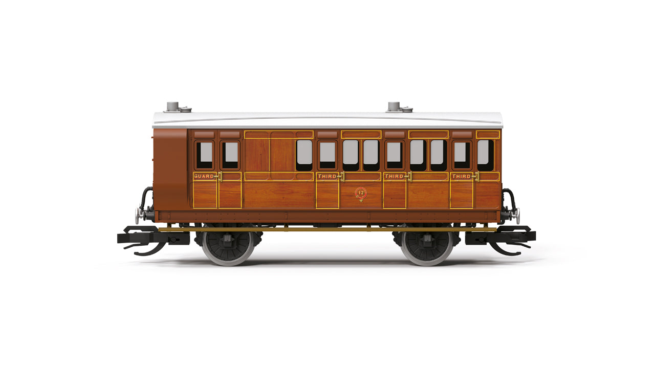 TT4084 - Hornby - TT:120 - IOW 4 Wheel Brake 3rd class coach - '12'