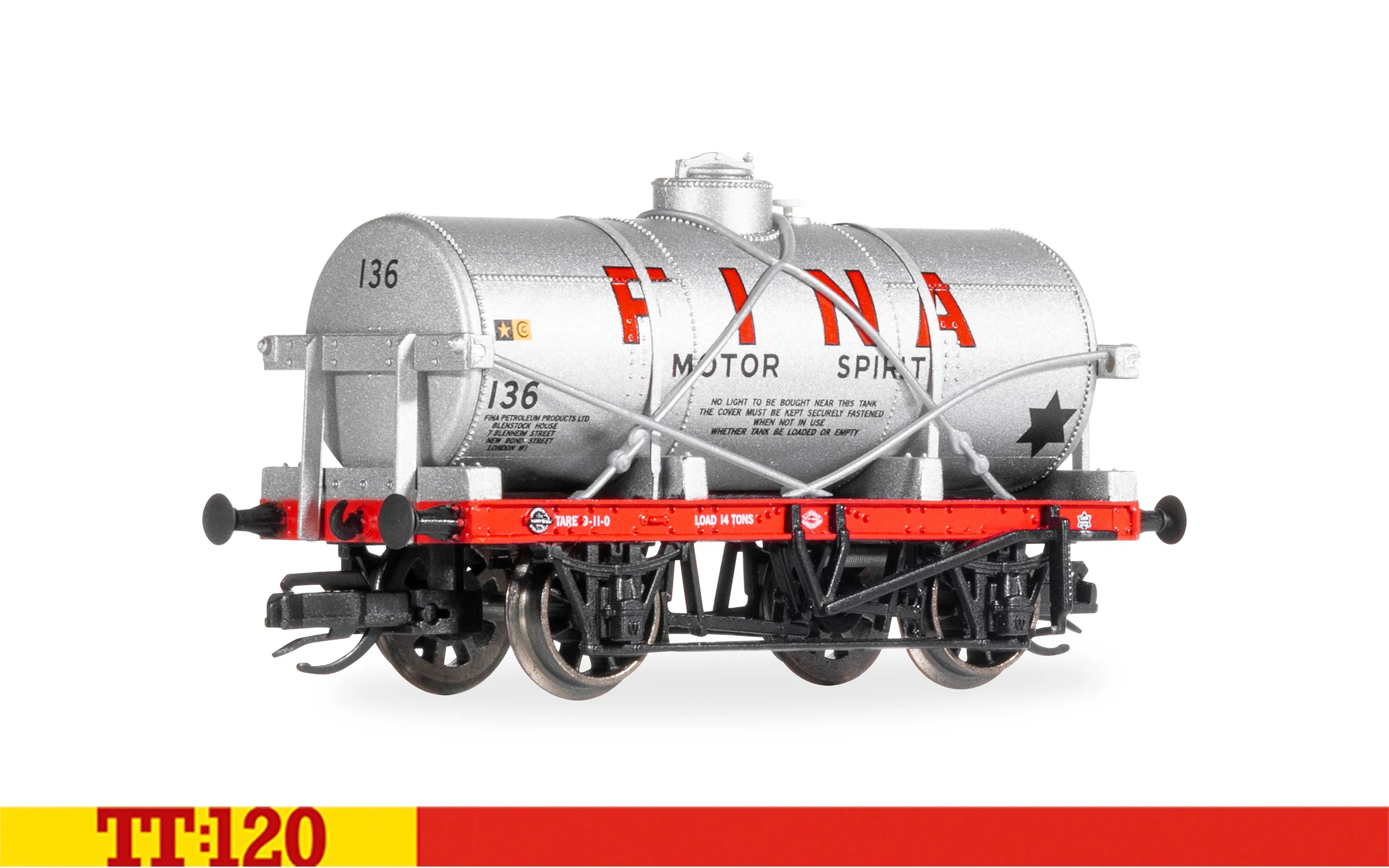 TT6047 - Hornby - TT:120 - Fina 12T Tank Wagon 136