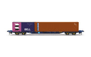 TT6058 - Harburn - TT:120 - Touax KFA Container Wagon with Bell 20 Container and Genstar