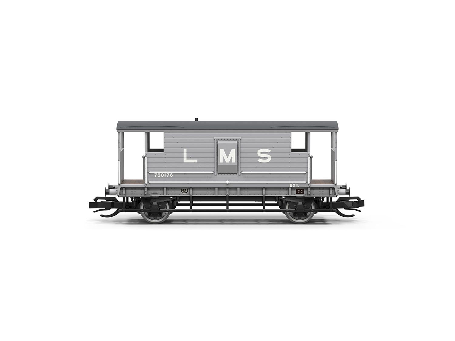 TT6090 - Hornby - TT:120 - LMS Brake Van 730176