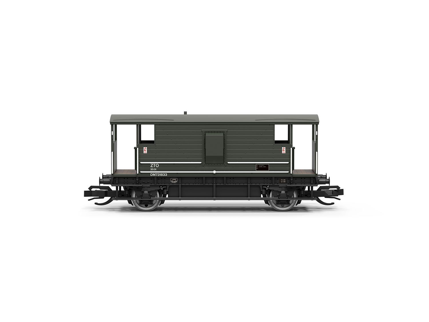TT6092 - Hornby - TT:120 - BR Brake Van 731833