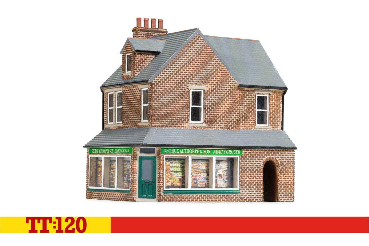 TT9040 - Hornby - TT:120 - Terrace Corner Shop - Red Brick