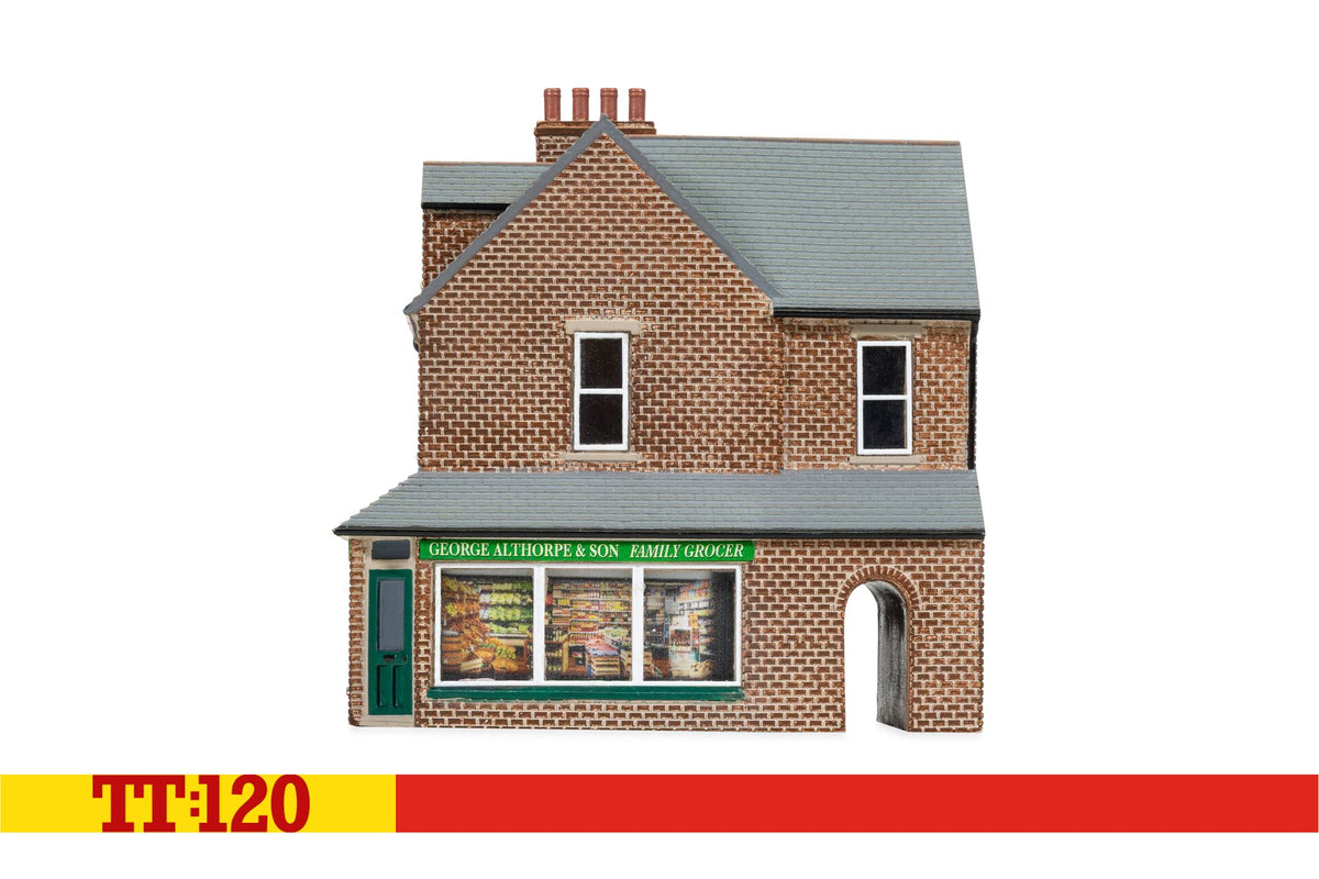 TT9040 - Hornby - TT:120 - Terrace Corner Shop - Red Brick