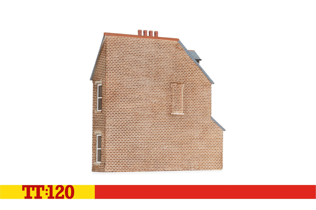 TT9042 - Hornby - TT:120 - End of Terrace House Right - Red Brick