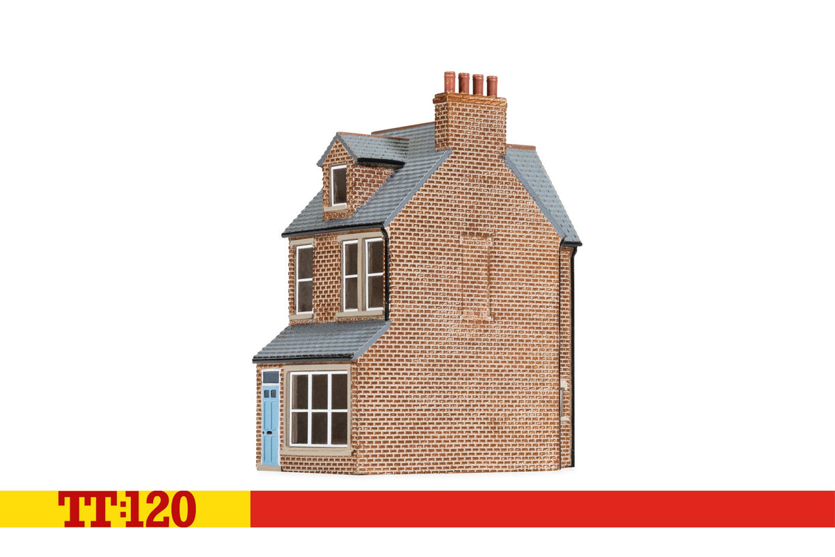 TT9043 - Hornby - TT:120 - Terrace House Middle Left - Red Brick