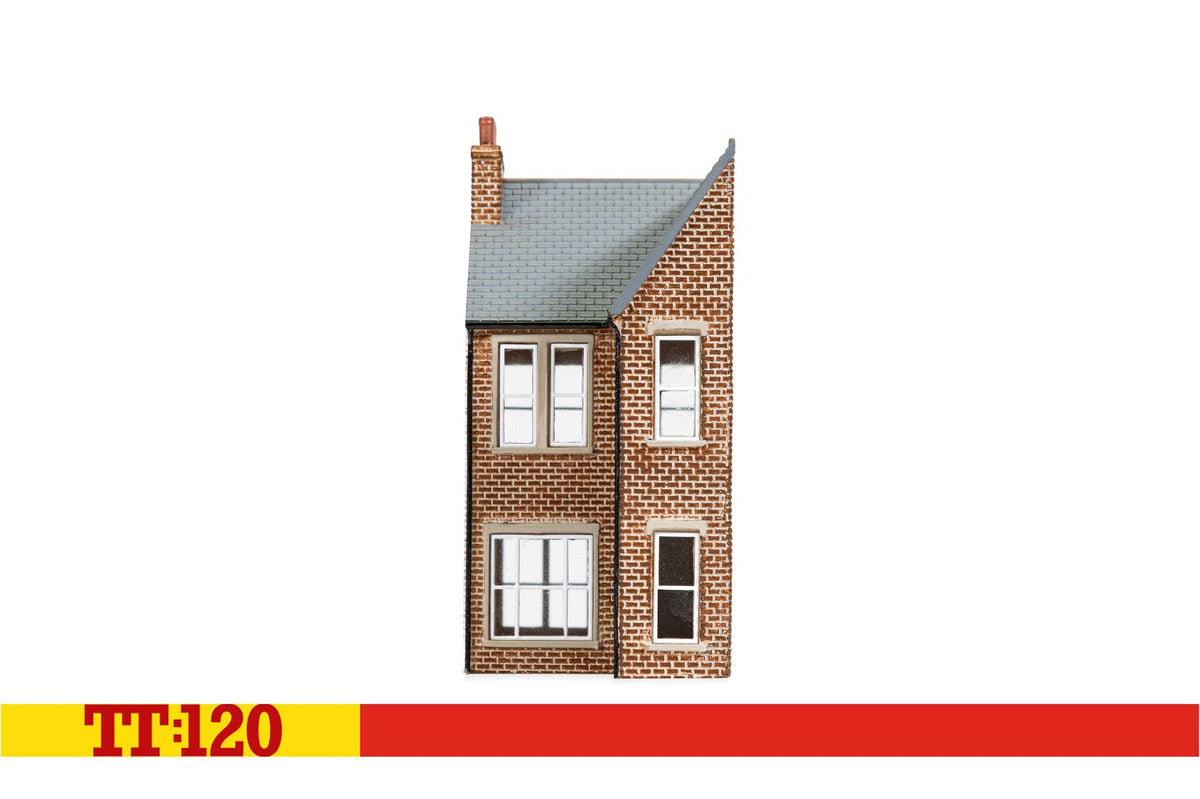 TT9043 - Hornby - TT:120 - Terrace House Middle Left - Red Brick