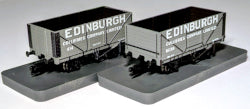 TTC026 Harburn Exclusive 'Edinburgh Collieries Company Limited' 7-plank wagon Twin Pack