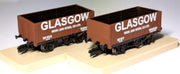 TTC027 Harburn Exclusive 'Glasgow Iron & Steel Co' 7-plank wagon Twin Pack