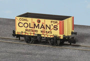 TTR7006P - PECO Quality Line - TT:120 - 7 Plank Open Wagon, Colman's Mustard