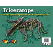TWW4105 - Toyway - Ttriceratops Dinosaur 3D Puzzle