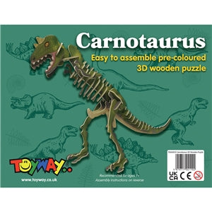 TWW4110 - Toyway - Carnotaurus Dinosaur 3D puzzle