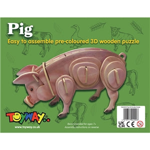 TWW4209 - Toyway - Pig 3D Puzzle