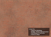 TX198 - Scale Model Scenery - OO/HO - English Bond Red Brick Texture Paper (Pack of 5)