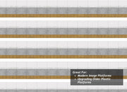 TX212 - Scale Model Scenery - OO/HO - Network Rail Platform Edge Coping With Buff Tactile Paving (Pack of 5)