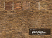 TX298 - Scale Model Scenery - OO/HO - Worn Wooden Flooring Texture Paper (Pack of 5)