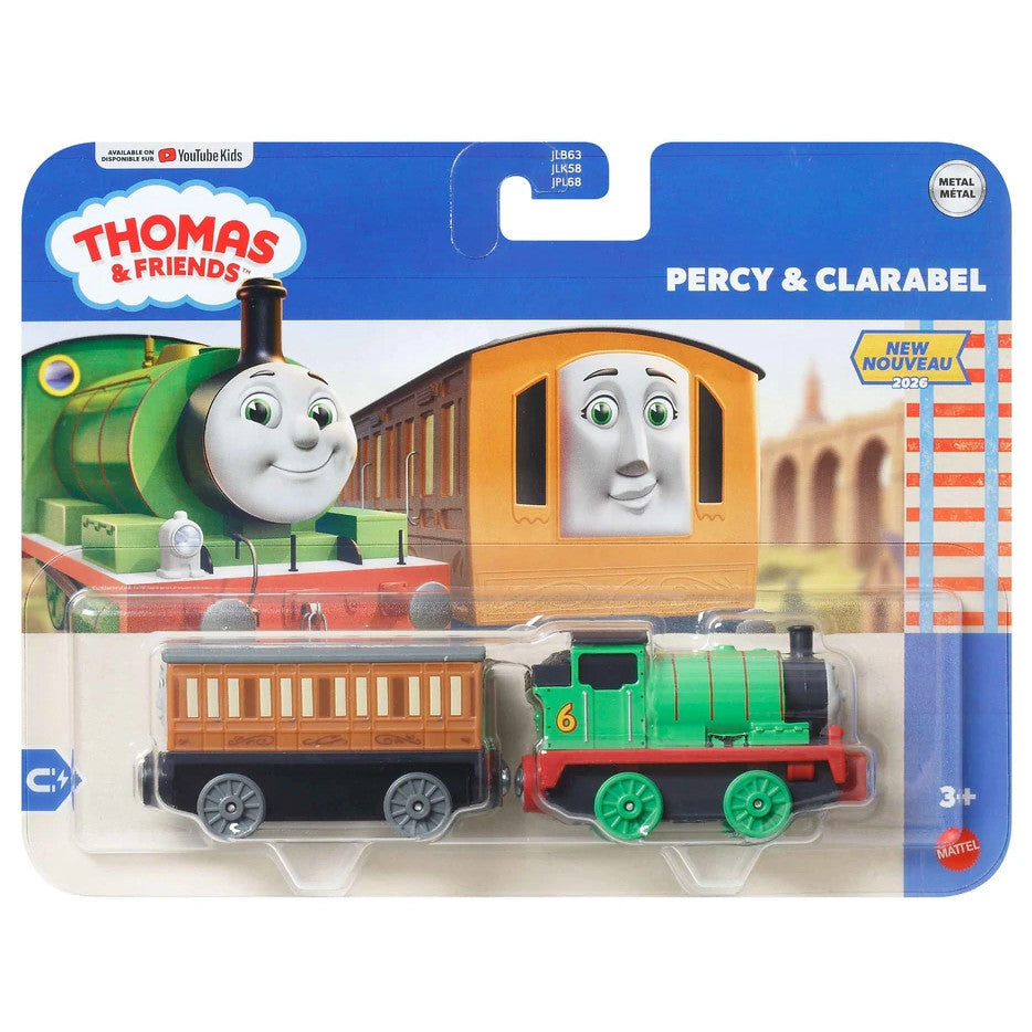 T/DMV/PERCLA - Severnside - Thomas & Friends Deluxe Metal Engine: Percy & Clarabel