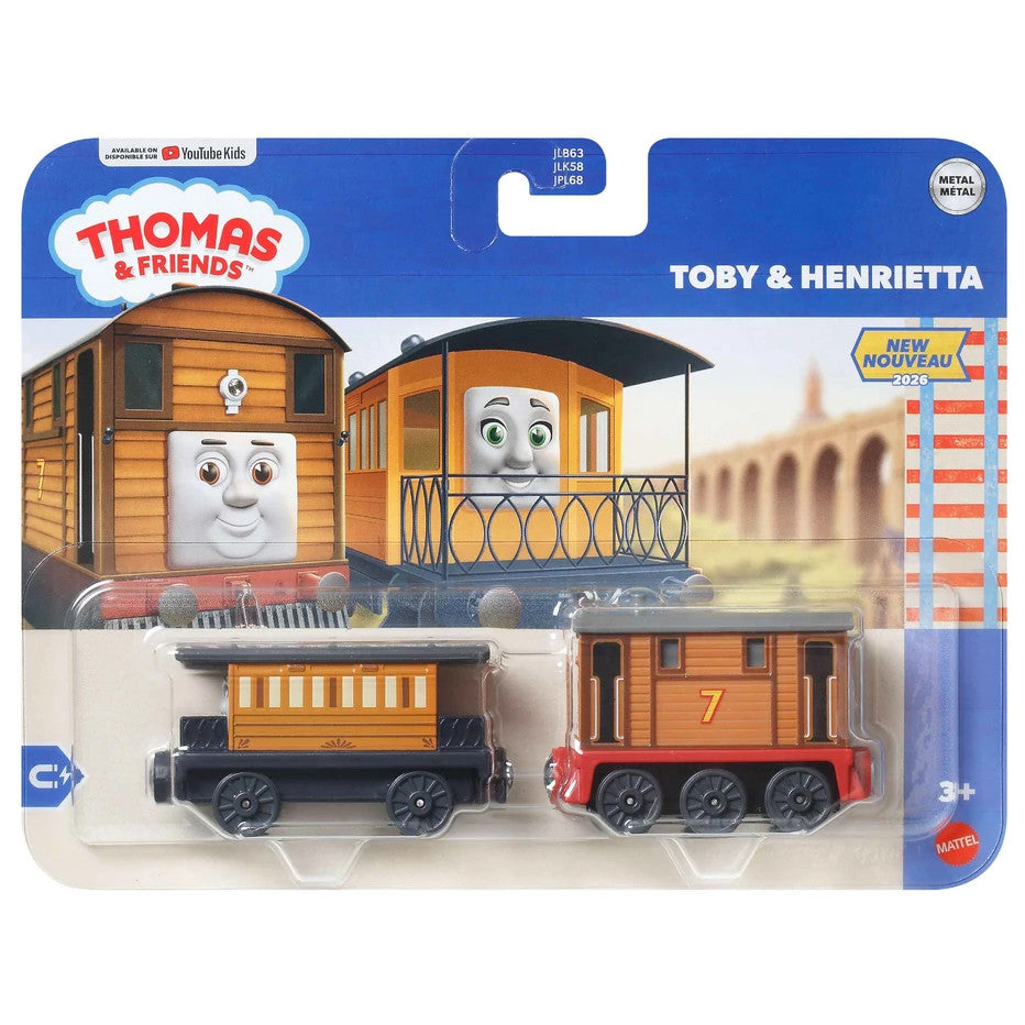 T/DMV/TOBHEN - Severnside - Thomas & Friends Deluxe Metal Engine: Toby & Henrietta