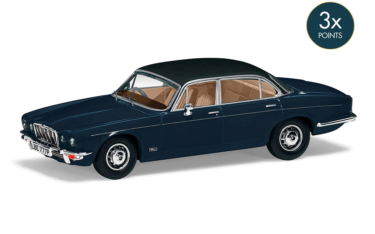 VA13906 - Corgi - Jaguar XJ6 Series 2 4.2 Litre Dark Blue - 1:43 Scale