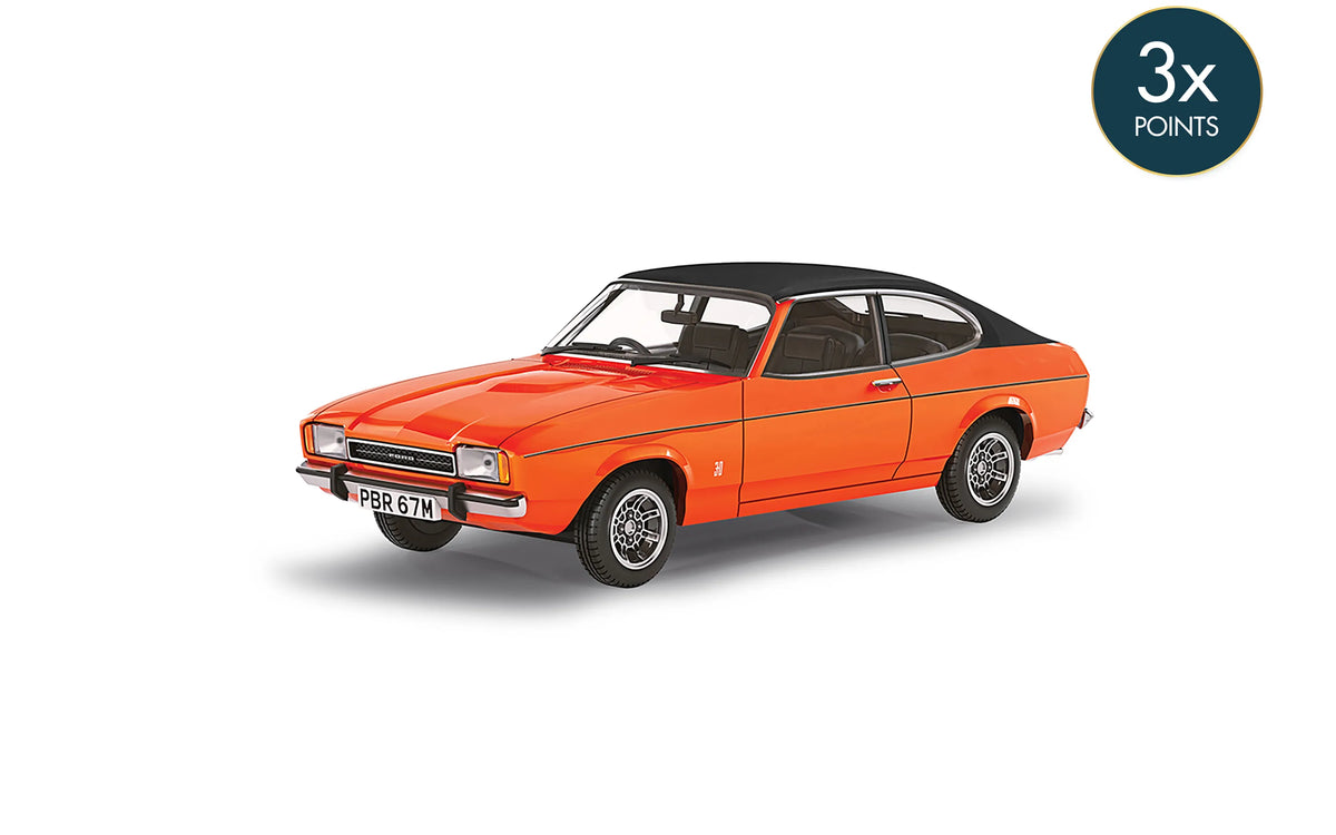 VA15401 - Corgi - Ford Capri Mk2 3-Litre Ghia Automatic Sebring Red - 1:43 Scale