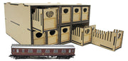 WSLC021 - WWScenics - TT:120/OO-9 Loco Storage Box, 10 Drawers