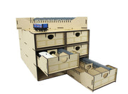 WSLC018 - WWScenics Rolling Stock Storage Box - 6x Multi-Compartment Drawers