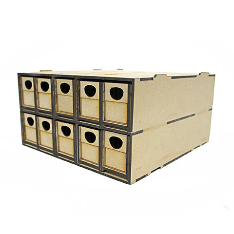 WSLC021 - WWSCENICS - TT:120, OO-9 Loco Storage Box 10 Drawer