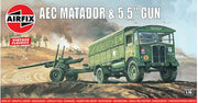 A01314V - Airfix - AEC Matador & 5.5inch Gun 1:76