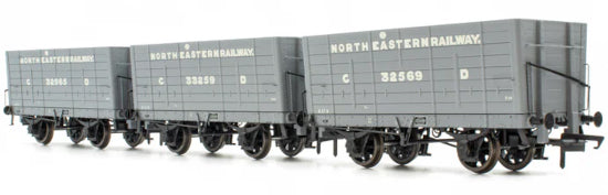 ACC2819 NER P7 20t Hopper NER Grey - Triple Pack 2