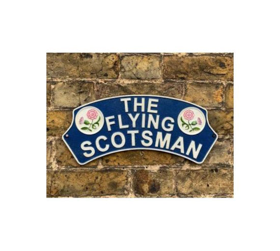 Cast Iron Plaque - The Flying Scotsman 'Thistle'