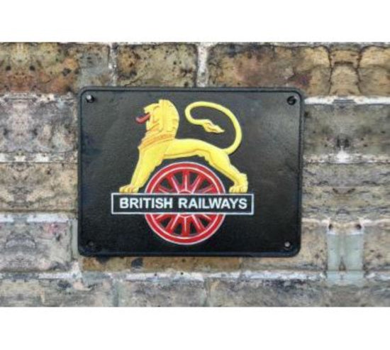 Cast Iron Plaque - British Railways Lion
