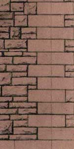 D13 Red Rubble Walling
