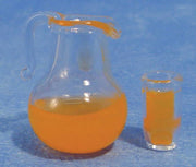 D479 Jug of Orange Juice and Glass 1:12th Scale