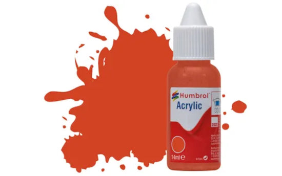 No 132 Acrylic Red - Satin