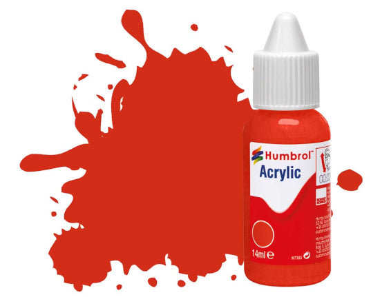 No 174 Acrylic Signal Red - Satin