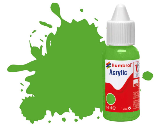 No 208 Acrylic Fluorescent Signal Green - Gloss