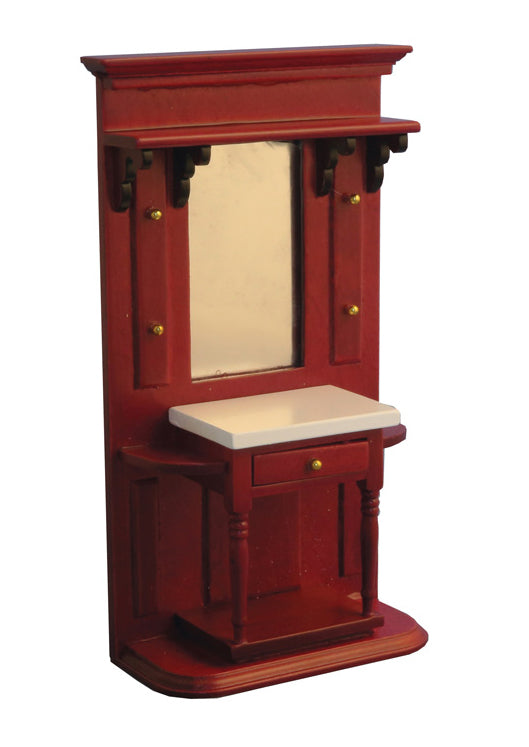 DF1585 Mahogany Hall Stand 1:12th Scale