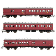 E86014 LSWR Cross Country 3-Coach Pack BR Crimson SPECIAL OFFER
