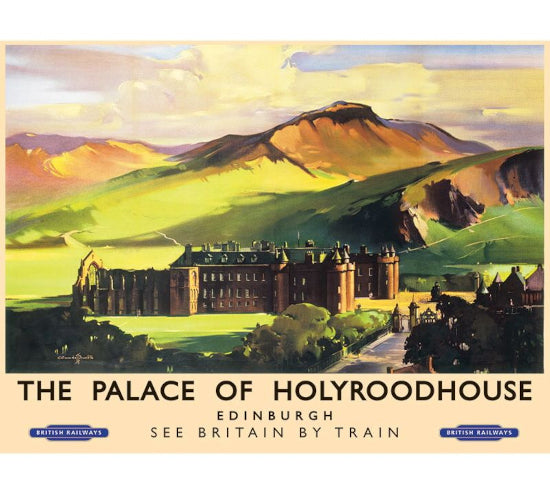 'The Palace of Holyroodhouse Edinburgh' Metal Wall Sign