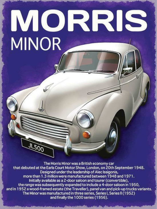 'Morris Minor' Metal Sign