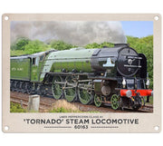 'LNER Peppercorn Class A1 'Tornado' Steam Locomotive 60163'  Metal Wall Sign