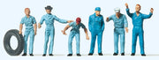 Preiser 14130 Mechanics (6) HO Gauge