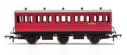 SPECIAL OFFER Hornby R40124 BR, 6 Wheel Coach, 3rd Class, Fitted Lights, E31070