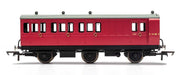 SPECIAL OFFER Hornby R40126 BR, 6 Wheel Coach, Brake 3rd Class, Fitted Lights, E31185