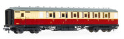 R40460 BR Gresley Corridor Composite Brake Coach - Crimson/Cream E9126E SPECIAL OFFER